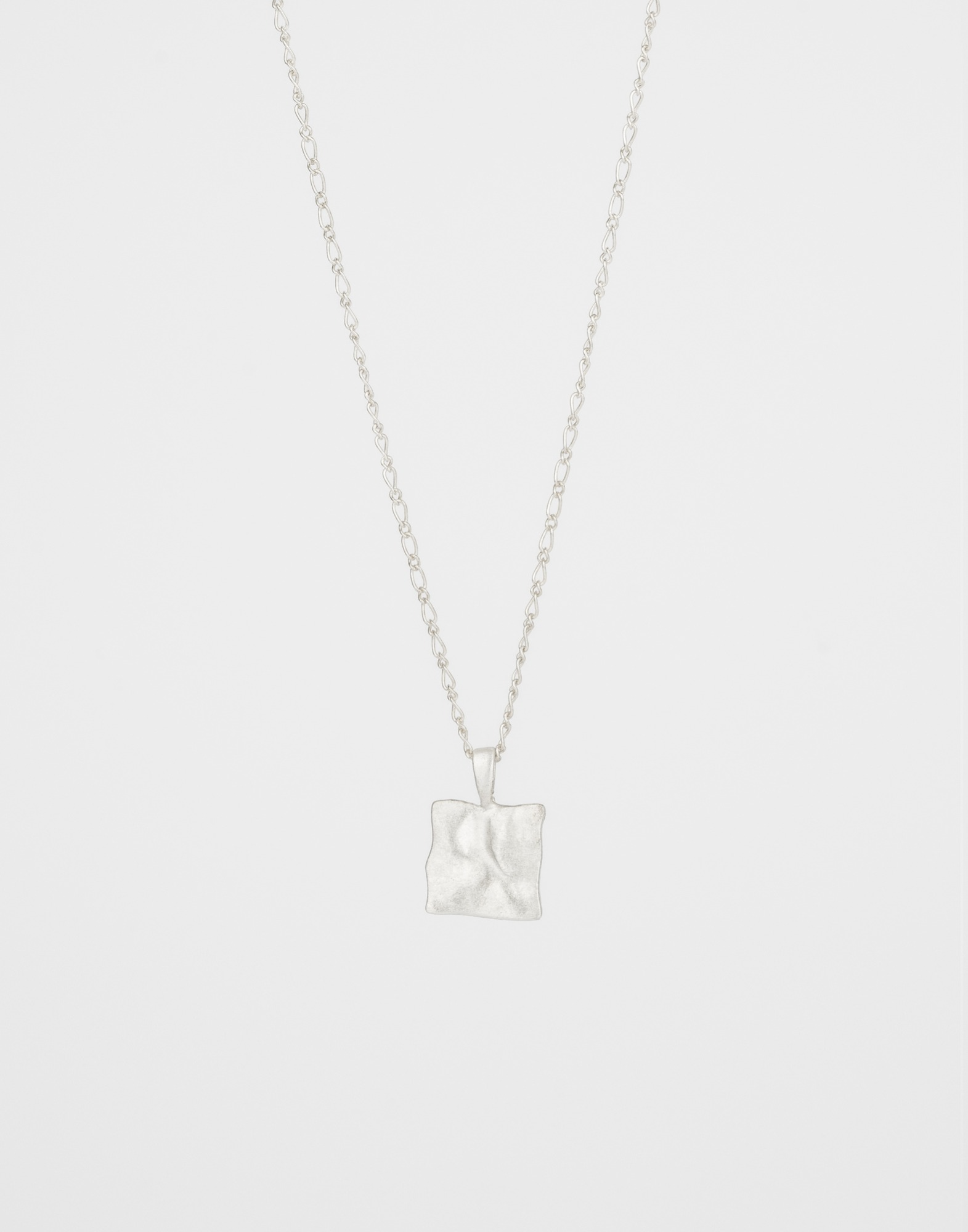 925 Silver base square necklace