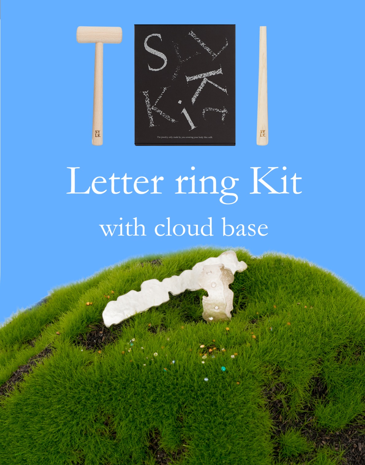 Letter ring KIT with Cloud base