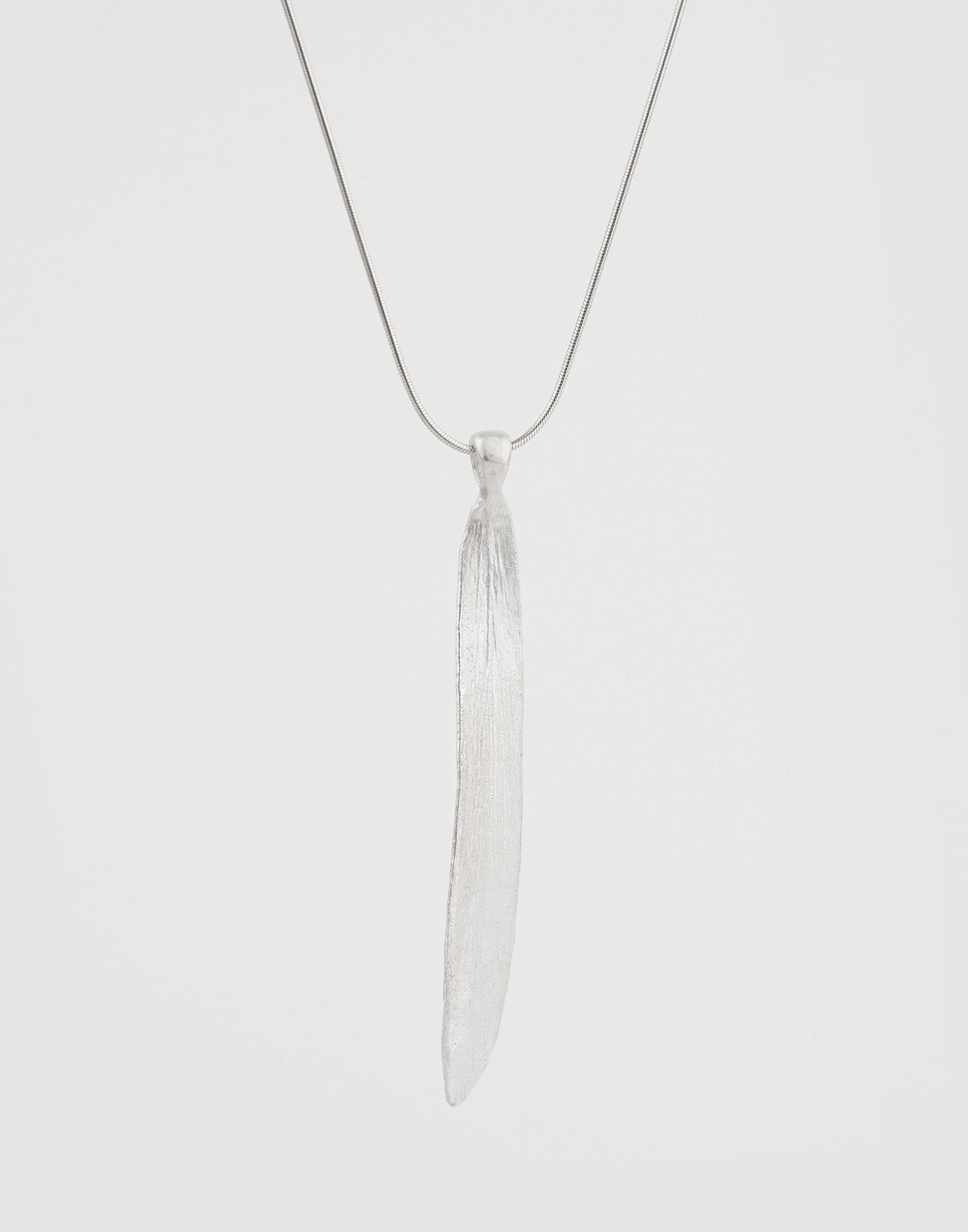 Leaf necklace (long chain)