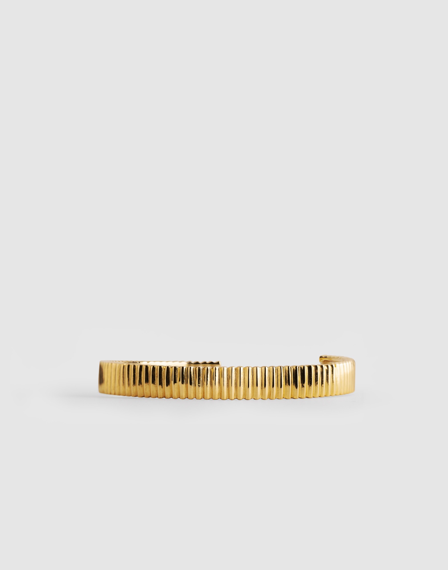 Open bracelet (18k gold plated)